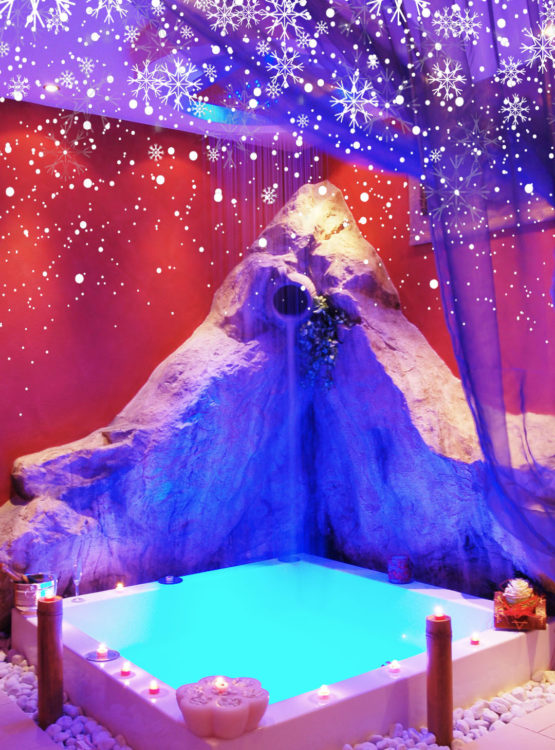 Christmas Spa con neve